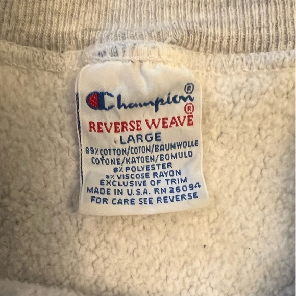 Vintage 80’s/90’s Columbia University Champion Reverse Weave Heavy Sweatshirt - Picture 3 of 8